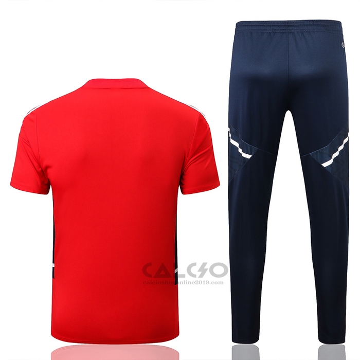 Tuta da Track Arsenal Manica Corta 2022-2023 Rosso
